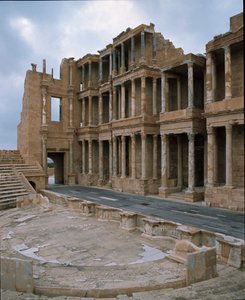 Stage of Roman theater, 2nd-3rd century