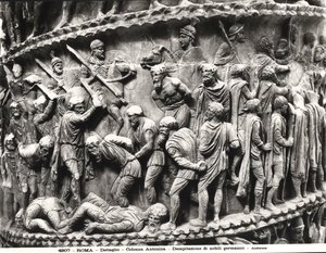The Beheading of German Nobles, (detail) from the Column of Marcus Aurelius