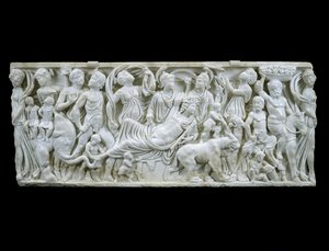 The Indian Triumph of Dionysus, AD 180-195 by Roman