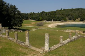 The Roman villa in Verige Bay, Brijuni, Croatia by Roman