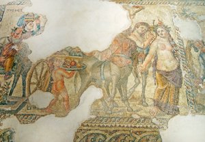 The Triumphant Procession of Dionysos, House of Aion, Paphos, Cyprus by Roman