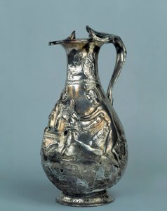 Treasure of Boscoreale: aquamarine with genies and victories by Roman