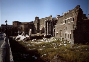View of the forum of Augustus by Roman