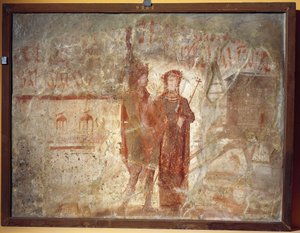 Workshop sign and electoral announcements, Pompeii, Italy 70-79 AD