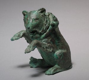 Oil Ampula in the Form of a Dancing Bear