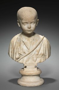 Portrait Bust of a Girl, c.250-275 by Roman Imperial Period