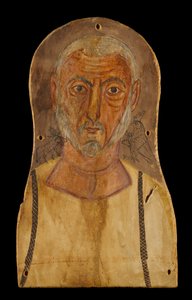 Elderly Man Flanked by Egyptian Gods, c.250 AD