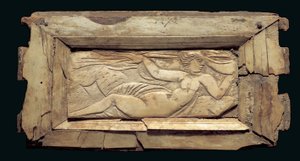 Framed plaque with a female figure, from Egypt, late 3rd to early 4th century AD by Roman Period Egyptian
