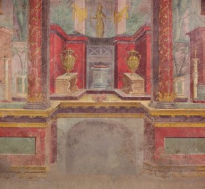Wall Painting from the Cubiculum of a Villa at Boscoreale by Roman Republican Period