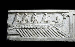A Warship by Roman Roman
