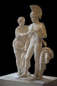 Imperial Couple in March and Venus (between 120 and 140 AD) Sculpture by Roman Roman