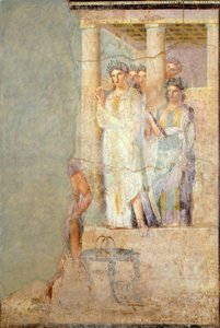 Fresco Depicting Iphigenia in Tauris from House of Caecilius Iucundus, Pompeii by Roman Roman