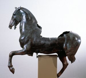 Horse (bronze sculpture after a Greek original from the 4th century BC)