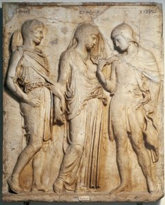 Orphee, Eurydice and Hermes by Roman Roman