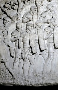 Roman Legionaries Ready for Battle by Roman Roman