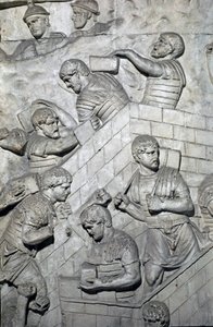 Construction of a Fort in the Roman Encampment (Mould of 1862)