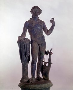 Statue of Apollo in bronze