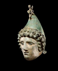 The Crosby Garrett Helmet, Late 1st-2nd Century AD (detail) by Roman Roman
