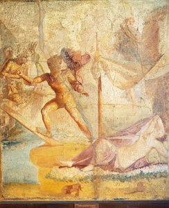 Theseus Leaving Ariadne, Fresco from Pompeii