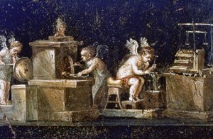 Wall Painting from the House of the Vetti by Roman Roman