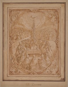 An Allegory of the Divine Authority of the Church by Roman School