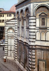 Exterior View of the Baptistere St John the Baptist by Romanesque