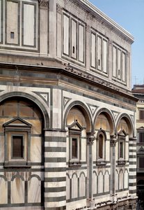 Exterior View of the Baptistery St John the Baptist by Romanesque