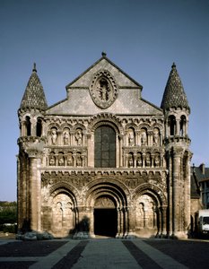 Romanesque Art: View of Notre Dame la Grande by Romanesque