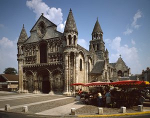 View of Notre Dame la Grande by Romanesque