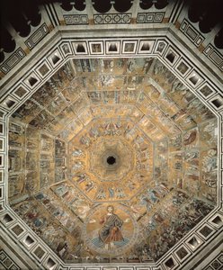 The Christ Judge - Mosaic by Romanesque