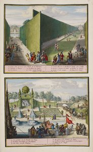 The Park at Enghien by Romeyn de (after) Hooghe