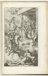 Title Print for the Second Part of Guerres de Flandres by Romeyn de Hooghe (attributed to)