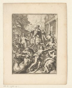 Allegorical Representation of William III on Horseback by Romeyn de Hooghe