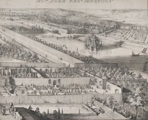 Park at Enghien (Detail) by Romeyn de Hooghe