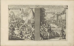 Healers in Arclada; Jesuit Shaved by a Tollmaster in Golconda by Romeyn de Hooghe