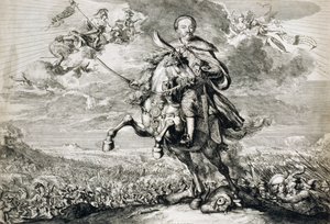 Glorification of John Sobieski III at the Battle of Chocim, 1674 by Romeyn de Hooghe