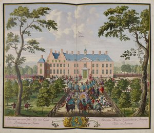 His Majesty the King at Hof te Dieren by Romeyn de Hooghe