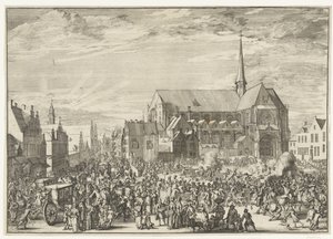 Entry of Leopold I into Brussels, 1686 by Romeyn de Hooghe