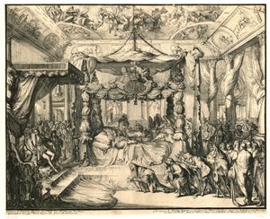 Queen Mary II Stuart on Her Deathbed, 1695