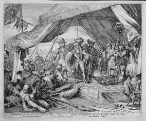 Vienna Print Cycle, Entry of Emperor Leopold into the Tent of the Grand Vizier
