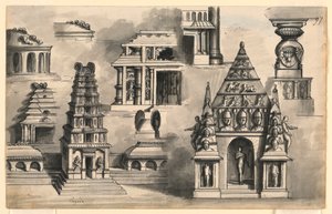 Stage Design, Details of Indian Temples