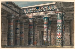 Stage Design, Egyptian Courtyard