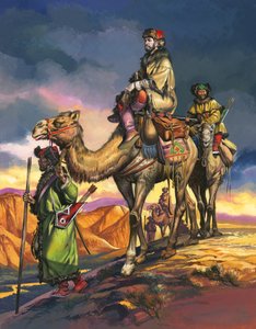 Marco Polo Crosses the Persian Deserts