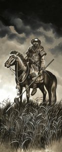 Mongolian Warrior by Ron Embleton