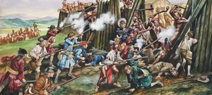 Storming of the Fortress of Neoheroka by Ron Embleton