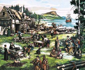 The American Settlers by Ron Embleton