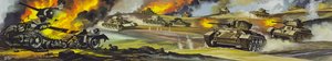 The Battle of El Alamein by Ron Embleton