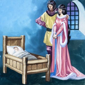 The Legend of Gudrun: Hagen Slays the Griffin by Ron Embleton
