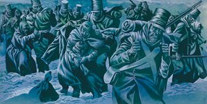 The Retreat to Corunna by Ron Embleton