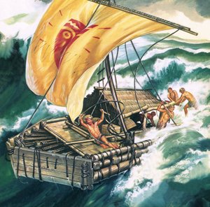 The Voyage of the Kon-Tiki by Ron Embleton